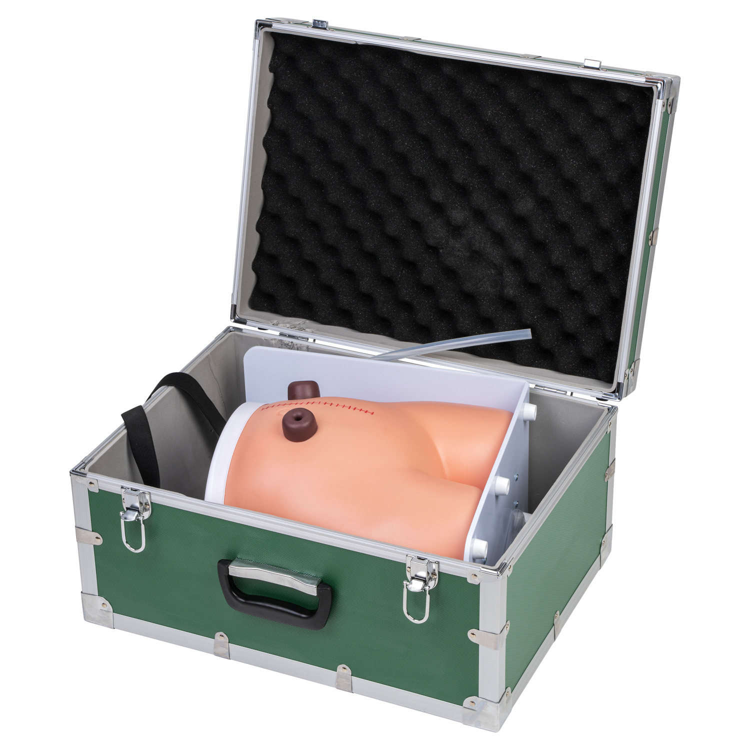 Trenażer do nauki pielęgnacji stomii + walizka