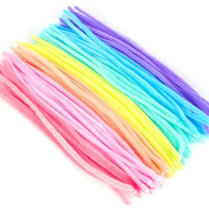 Farbiger flauschiger Draht 100 Stk.