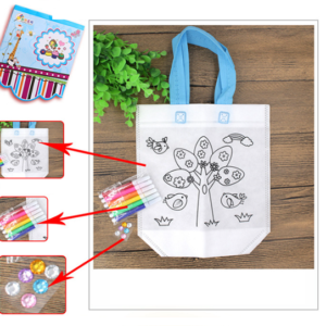 Kreatywny zestaw do ozdabiania torby DIY (15 szt.)