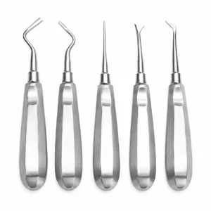 Set mit 5 zahnmedizinischen Hebeln #4002