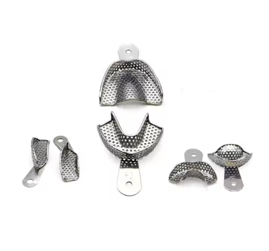 Zestaw metalowych łyżek wyciskowych