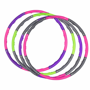 Hula Hop składane z plastikowym rdzeniem i wypustkami, #4065