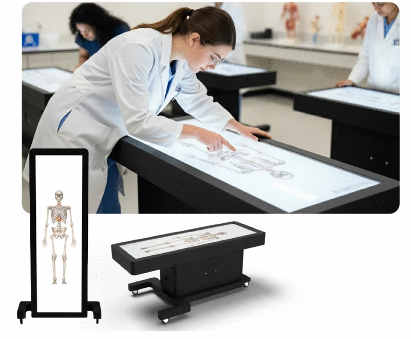Virtueller 3D-Anatomietisch